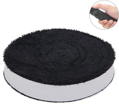 Anti Slip Thick Roll Towel Grip Tape, 10m for Tennis Squash Badminton Racquet Racket Over Grips Replacement, Black in Saudi Arabia