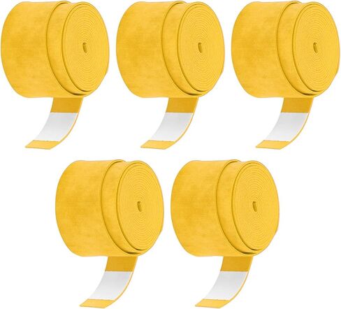 Cyrank 5PCS Tennis Racket Grip Tape, Anti Slip Handle Overgrip Grip Wrap for Tennis Squash Badminton Racquetball Racquets in Saudi Arabia