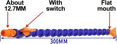 cnc milling machine mist cooling. 1Pc Pneumatic Tube for BPS 30/40 /50/60 CM External Thread Cooling Tube Hand Tools)(Switch (flat mouth)) in Kuwait