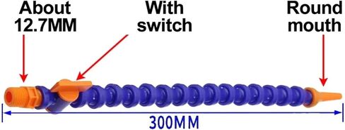 cnc milling machine mist cooling. 1Pc Pneumatic Tube for BPS 30/40 /50/60 CM External Thread Cooling Tube Hand Tools)(Switch (flat mouth)) in Kuwait