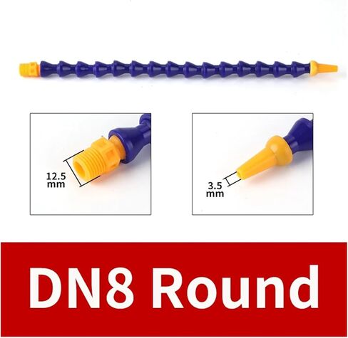 آلة طحن باستخدام الحاسب الآلي ضباب التبريد. 1 قطعة أنبوب خرطوم المبرد البلاستيكي 1/4 "3/8 1/2" فوهة مسطحة عالمية مع مفتاح للمخرطة باستخدام الحاسب الآلي (60 سنتيمتر DN8 مستديرة) in Kuwait