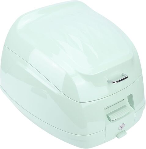 Focket 32L Trunk, ABS Daily Tail Box Lockable Storage Carrier Case, Moto Top Box with Contoured Backrest, Universal Fit for Helmet Luggage (White) in Saudi Arabia