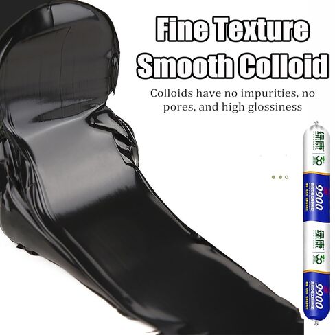 9900 Sealant Waterproof, Silicon Waterproof Sealant, Permanent Solution for Roof & Wall Cracks, Outdoor Water Proof Exterior Sealants Heat Resistant, Tear and Stretch Resistance (Black,1Pc) in Saudi Arabia