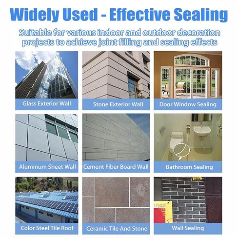 9900 Sealant Waterproof, Silicon Waterproof Sealant, Permanent Solution for Roof & Wall Cracks, Outdoor Water Proof Exterior Sealants Heat Resistant, Tear and Stretch Resistance (Black,1Pc) in Saudi Arabia