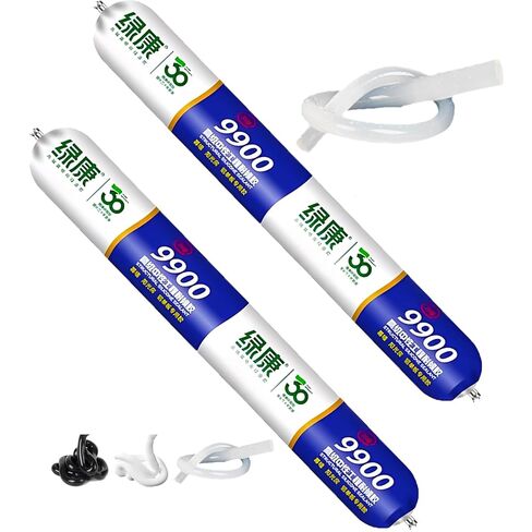 9900 Sealant Waterproof, Silicon Waterproof Sealant, Permanent Solution for Roof & Wall Cracks, Outdoor Water Proof Exterior Sealants Heat Resistant, Tear and Stretch Resistance (Black,1Pc) in Saudi Arabia
