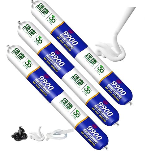9900 Sealant Waterproof, Silicon Waterproof Sealant, Permanent Solution for Roof & Wall Cracks, Outdoor Water Proof Exterior Sealants Heat Resistant, Tear and Stretch Resistance (Black,1Pc) in Saudi Arabia