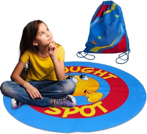 ثوت سبوت - حصيرة بيرنتينج تايم أوت القابلة للحمل - قطر 61 سم مصنوع من مواد غير سامة قابلة لإعادة التدوير). in Kuwait