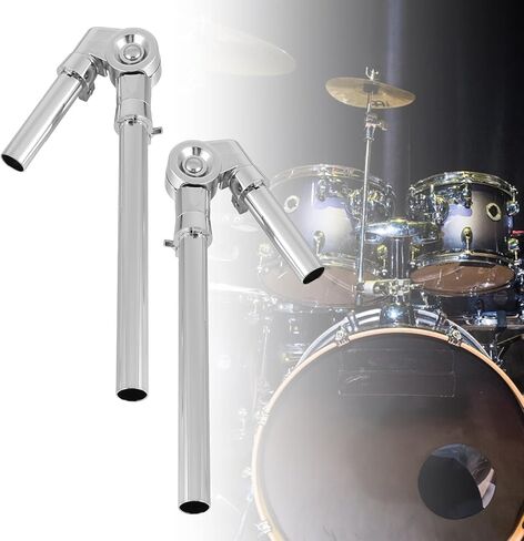 2 PCS Tom Drum Brackets, Tom Mount Holder Arm, Adjustable Metal Drum Stand Holder Replacement Hardware for Percussion Instruments in Saudi Arabia