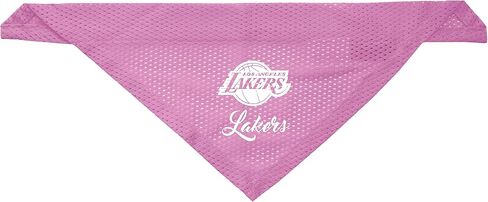 Littlearth Los Angeles Lakers Dog Cat Mesh Jersey Bandana Pink S/M in Kuwait