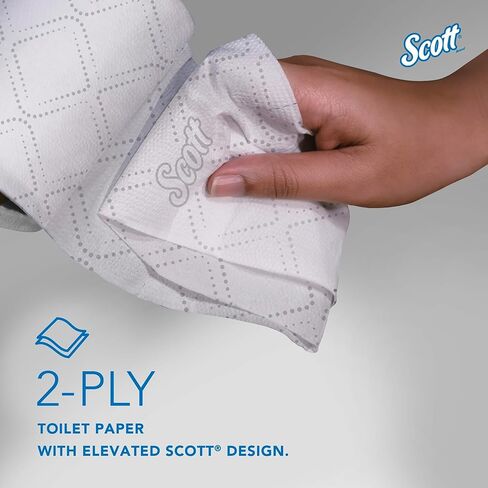 ورق تواليت Scott® Pro صغير الحجم وعالي السعة مكون من طبقتين، 1100 قدم لكل لفة، عبوة مكونة من 36 لفة in Saudi Arabia
