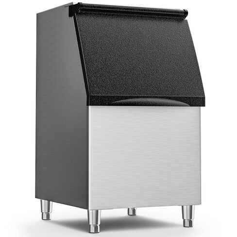 Coolski Commercial Ice Maker Machine 450LBS/24H, 22'' Wide Ice Machine with 300LBS Large Storage Bin, Clear Ice Cubes Air Cooled Stainless Steel Ice Maker for Restaurant/Bar/Cafe/Business in Saudi Arabia
