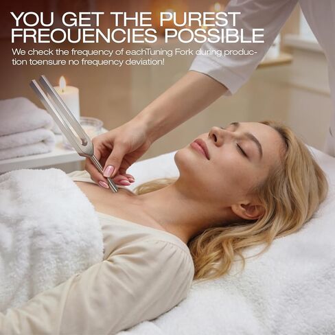 ضبط الشوك للشفاء مجموعة 128 هرتز 136.1 هرتز 256 هرتز 384 هرتز الشوك الرنانة المشددة وغير المشددة والمنشطات الملحقات الأساسية لليوجا والتأمل ومعدات العلاج الصوتي in Kuwait