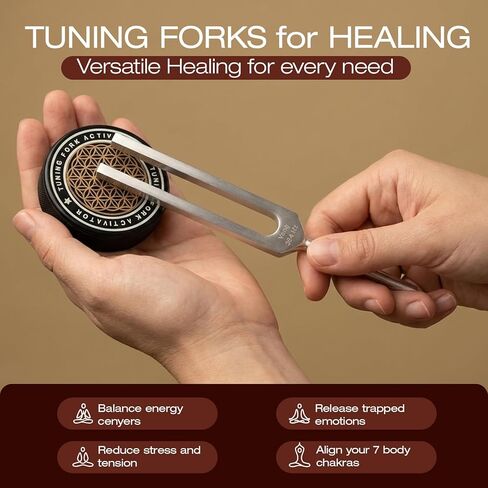 ضبط الشوك للشفاء مجموعة 128 هرتز 136.1 هرتز 256 هرتز 384 هرتز الشوك الرنانة المشددة وغير المشددة والمنشطات الملحقات الأساسية لليوجا والتأمل ومعدات العلاج الصوتي in Kuwait