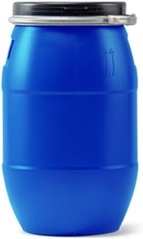 30l Food Grade Plastic Barrel with Lid, Heavy-Duty Storage Drum, Versatile Water Container for Home, Restaurant, and Factory Use in Saudi Arabia
