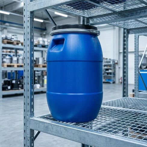 30l Food Grade Plastic Barrel with Lid, Heavy-Duty Storage Drum, Versatile Water Container for Home, Restaurant, and Factory Use in Saudi Arabia