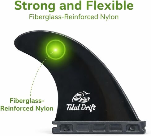 زعانف لوح ركوب الأمواج G5 - مجموعة دافعة معززة بالألياف الزجاجية بنسبة 35% متوافقة مع قواعد العقود الآجلة - مصممة لموجات بطول 2-8 أقدام - تتضمن 3 عبوات 4 في 1 أدوات متعددة و3 براغي احتياطية - أسود in Kuwait