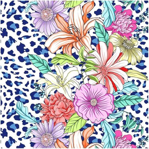 IBKUL Athleisure Wear واقي من الشمس UPF 50+ Icefil Cooling-Carrie Print كم طويل رقبة وهمية - 10872 in Saudi Arabia