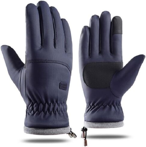 1 Pair Winter Gloves Touch Screen Water Resistant Windproof Thermal for Running Cycling Driving Hiking for Men Women in Saudi Arabia