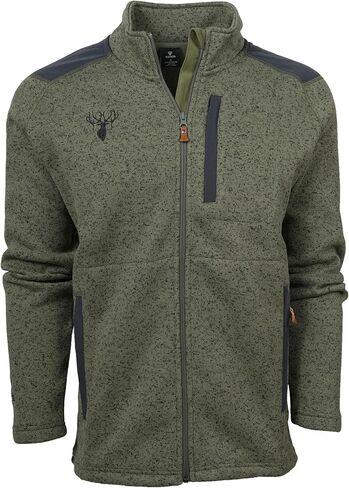 سترة King's Camo Lifestyle بشعار بسحاب كامل، فحمي، متوسط in Kuwait