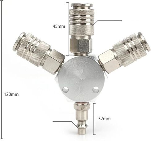 موصل سريع مشعب ثلاثي الاتجاه 1/4 انقسام مشعب مشترك in Kuwait