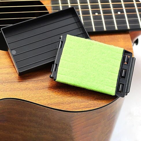 Guitar String Cleaner, Fretboard Cleaner, Portable Guitar Cleaning Cloth Kit, Violin Cleaning Cloth, Instrument String Maintaining Tool for Bass Ukulele in Kuwait