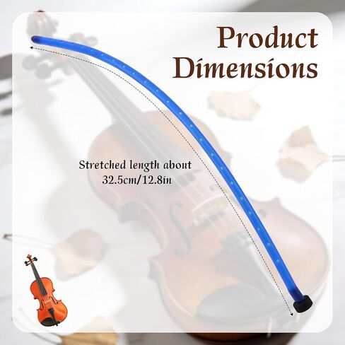 Violin Humidifier, Rubber Portable Violin and Viola Moisture F Hole Humidifier Tube Practical Musical Dampit Instrument Humidity Gift Maintenance Accessory for Cracking Prevention (Blue) in Saudi Arabia