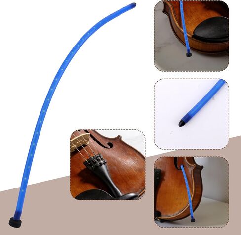 Violin Humidifier, Rubber Portable Violin and Viola Moisture F Hole Humidifier Tube Practical Musical Dampit Instrument Humidity Gift Maintenance Accessory for Cracking Prevention (Blue) in Saudi Arabia
