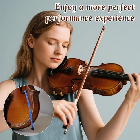 Violin Humidifier, Rubber Portable Violin and Viola Moisture F Hole Humidifier Tube Practical Musical Dampit Instrument Humidity Gift Maintenance Accessory for Cracking Prevention (Blue) in Saudi Arabia