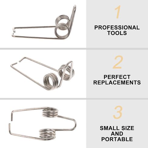 MILISTEN 10pcs Water Spring Tuba Trumpet Musical Instrument Accessories Tremolo Springs Instruments Accessory Trombone Spit Valve Baritone Springs Drain Valve Iron Large in Saudi Arabia