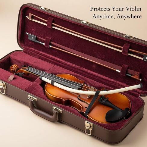 Violin Humidifier for F-Holes: Soft Rubber Soundhole Humidifier to Prevent Cracking - Easy-Use Case Humidity Control for 4/4 Violin (White) in Saudi Arabia