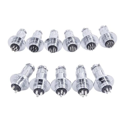 GX20F Connector Diam20mm Push-Pull Circular Quick 2Pin3/4/5/6/7/8/9pin/10/12/14/15pin Male-Female 1Pcs(15Pin) in Kuwait