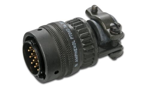 Amphenol Industrial PT06A-14-15S(SR) مقبس موصل دائري، واجب عام، غير بيئي مع تخفيف الضغط، اقتران حربة، إنهاء اللحام، قابس مستقيم، ترتيب إدخال 14-15، 14 حجم الصدفة، 15 جهة اتصال in Kuwait