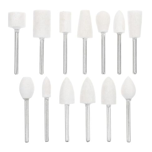NOLITOY 13pcs Wool Felt Polishing Wheel Set 3mm Shank Buffing Tool Kit for Jewelry Glass Mirror Polishing Drill Bit Grinding Heads Abrasive Buffing Accessories in Saudi Arabia