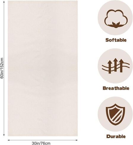 قطعتان من وسادات جلد الغنم الطبية مقاس 30 × 60 بوصة من جلد الخراف الصناعي ووسادة الأثاث لمنع القروح وتهيج الجلد، واقيات جلد الغنم الطبية للاستخدام المنزلي أثناء التنقل in Kuwait