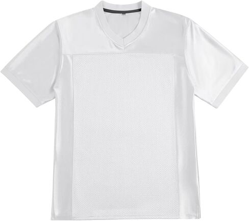 Blank Football Jersey for Men Mesh Athletic Practice Plain Football Shirt Hip Hop Dry-Fit Soccer Sports Uniform in Saudi Arabia