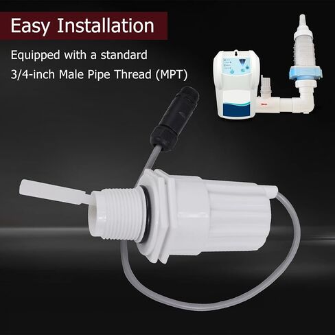 GNR00003 Flow Switch with Round Connector Compatible with Saltron Reliant Saltwater Chlorine Generator for Solaxx Chlorine Generator in Saudi Arabia