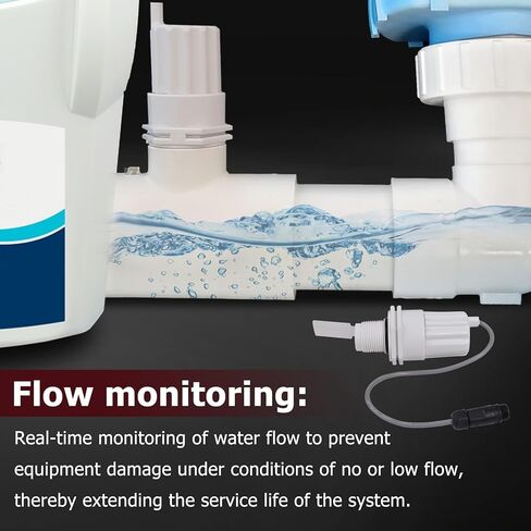 GNR00003 Flow Switch with Round Connector Compatible with Saltron Reliant Saltwater Chlorine Generator for Solaxx Chlorine Generator in Saudi Arabia