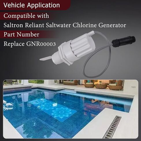 GNR00003 Flow Switch with Round Connector Compatible with Saltron Reliant Saltwater Chlorine Generator for Solaxx Chlorine Generator in Saudi Arabia