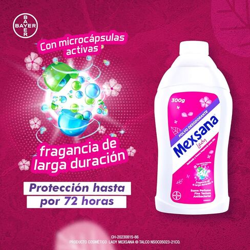 Mexsana Lady Foot Powder, Soft Floral Scent, 300gr in Kuwait