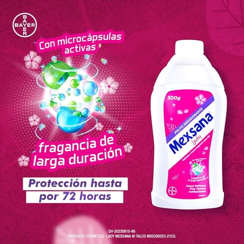 Mexsana Lady Foot Powder, Soft Floral Scent, 300gr + 85gr Combo Pack (385gr) in Kuwait