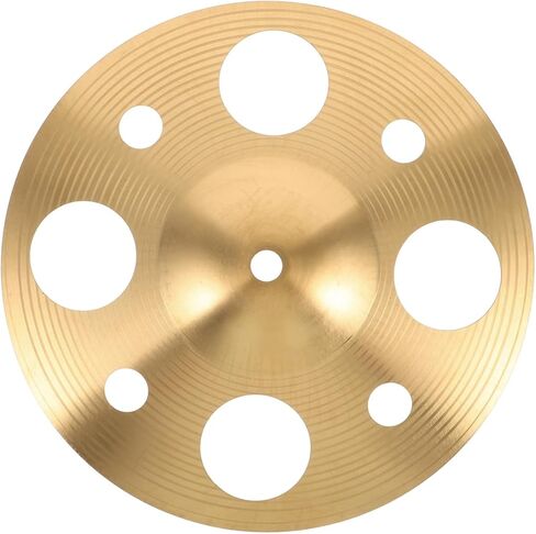 Cymbals Trash Crash Cymbals with Holes HCS Traditional Finish Brass for Drum Set Percussion Instrument Enhanced Sound Lightweight for Live Performances Practice Sessions for Drummers Musicians in Saudi Arabia