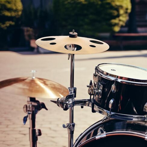 Cymbals Trash Crash Cymbals with Holes HCS Traditional Finish Brass for Drum Set Percussion Instrument Enhanced Sound Lightweight for Live Performances Practice Sessions for Drummers Musicians in Saudi Arabia