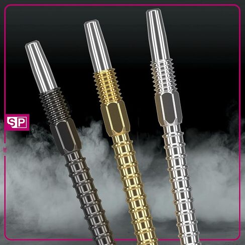 سهام الهدف بنقاط سويسرية، أطراف رمي السهام ذات النقاط السويسرية النارية (مجموعة من 3 قطع) 40 مم، ذهبي | تغيير نقاط السهام، وإكسسوارات السهام الاحترافية in Kuwait