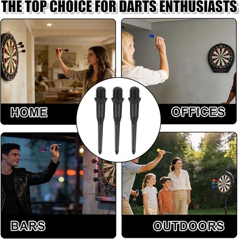 300pcs 2BA Thread Soft Tip Dart Points, Plastic Dart Tips Replacement for Professional & Beginner Players in Saudi Arabia