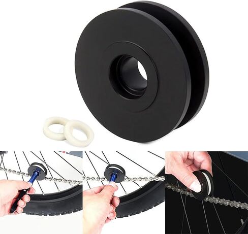 Bike Chain Keeper Rest 12mm Thru-Axle Chain Keeper Holder for Dummy Hub Bicycle Chain Tool Speed Chain Cleaning Transporting Lubing Storing Bike Service Tuneups Holds Chain in Place in Saudi Arabia