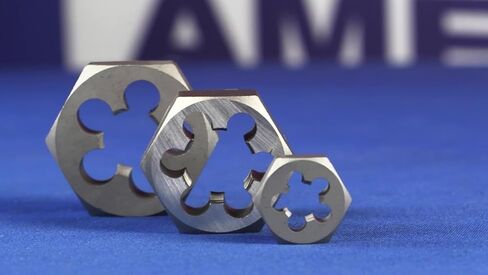 Drill America - DWTHX1147 1-1/4"-7 Carbon Steel Hex Rethreading Die, DWT Series in Kuwait