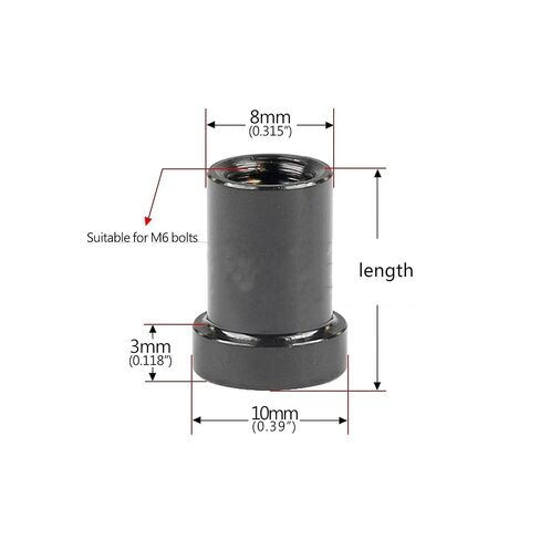 Titanium Ti GR5 Recessed Bicycle Brake Bolts Clamp Nut 13mm 15mm 17mm 23mm 25mm 31.5mm 33mm 35mm for MTB/Road Bike(Titanium,23mm) in Saudi Arabia