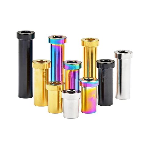 Titanium Ti GR5 Recessed Bicycle Brake Bolts Clamp Nut 13mm 15mm 17mm 23mm 25mm 31.5mm 33mm 35mm for MTB/Road Bike(Titanium,23mm) in Saudi Arabia