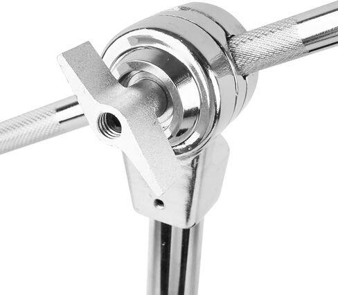 Cymbal stand with drumstick holder and drum wrench, adjustable cymbal set (including hi-hat and straight cymbal), double-layer reinforced legs with rubber anti-slip pads, suitable for hi-hat and crash cymbals. in Saudi Arabia