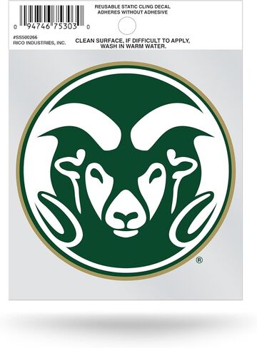 Rico NCAA Secondary Logo Static Decal in Saudi Arabia